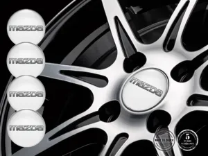 Mazda Felgenaufkleber Logo Luxus Silikon-Badges